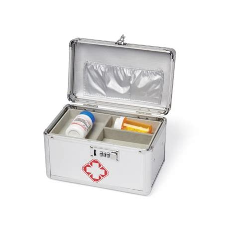 small strong metal lock box for medications|combination lock box for medication.